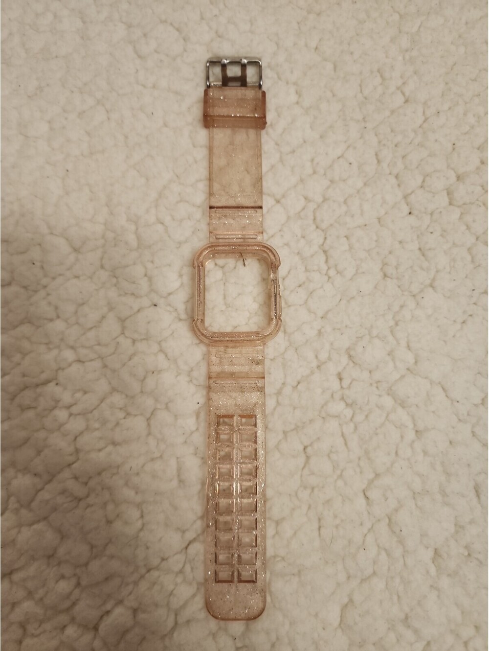 Apple Watch Wrist Band Clear Rubber Silicone